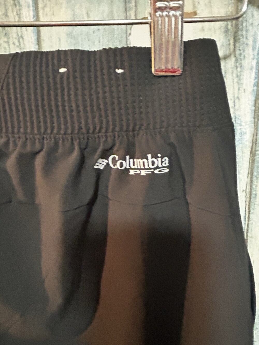 Columbia PFG Pants Womens Size XS Fishing Hiking Outdoor Roll Up Black NEW